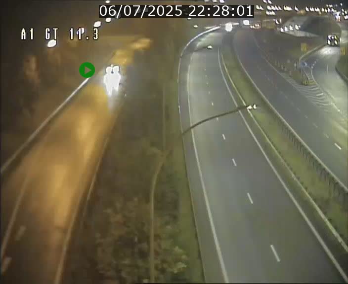 Traffic live webcam Luxembourg Senningerberg - A1 direction Allemagne - BK 11.3