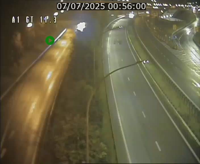 Traffic live webcam Luxembourg Senningerberg - A1 direction Allemagne - BK 11.3