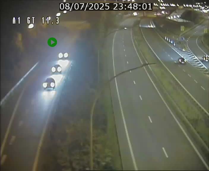 Traffic live webcam Luxembourg Senningerberg - A1 direction Allemagne - BK 11.3