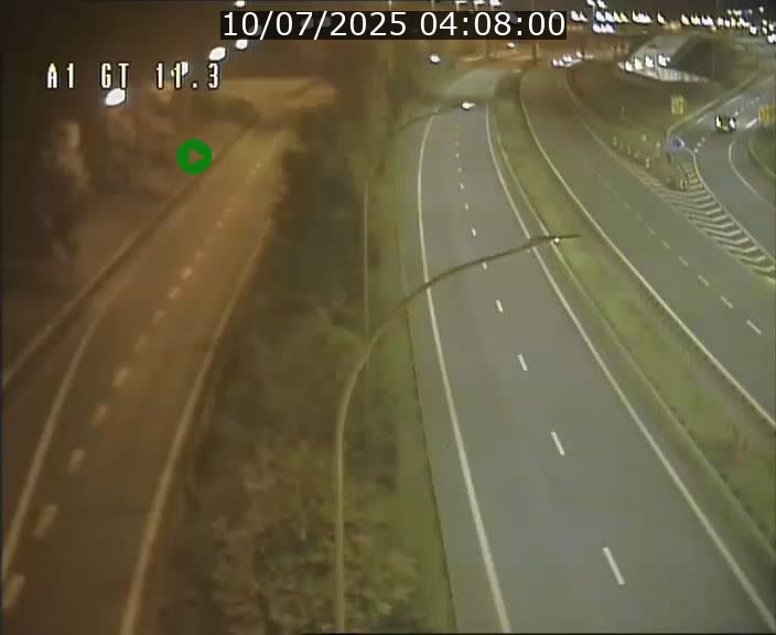Traffic live webcam Luxembourg Senningerberg - A1 direction Allemagne - BK 11.3