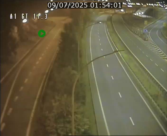 Traffic live webcam Luxembourg Senningerberg - A1 direction Allemagne - BK 11.3