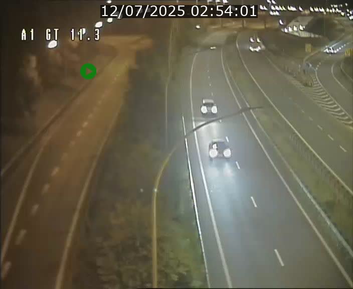 Traffic live webcam Luxembourg Senningerberg - A1 direction Allemagne - BK 11.3