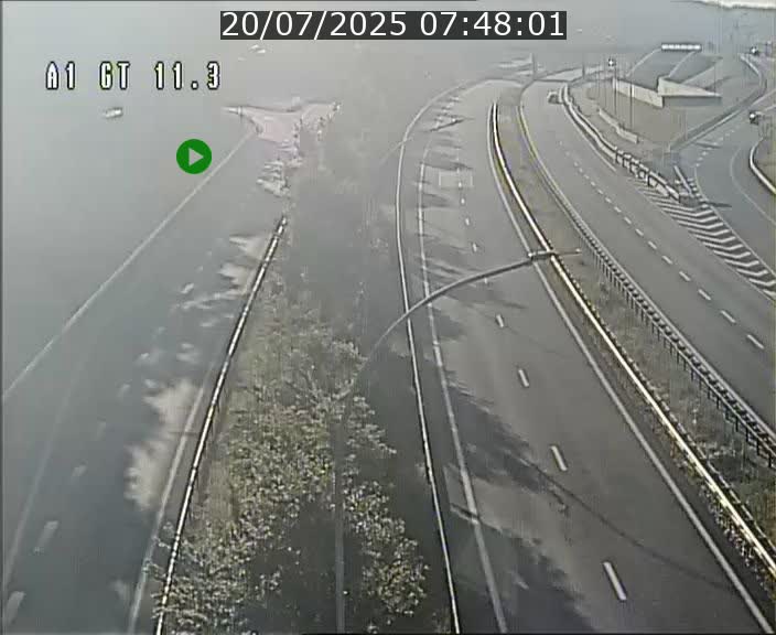 Traffic live webcam Luxembourg Senningerberg - A1 direction Allemagne - BK 11.3