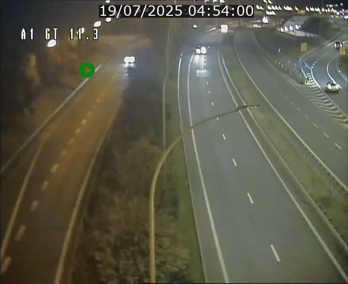 Traffic live webcam Luxembourg Senningerberg - A1 direction Allemagne - BK 11.3