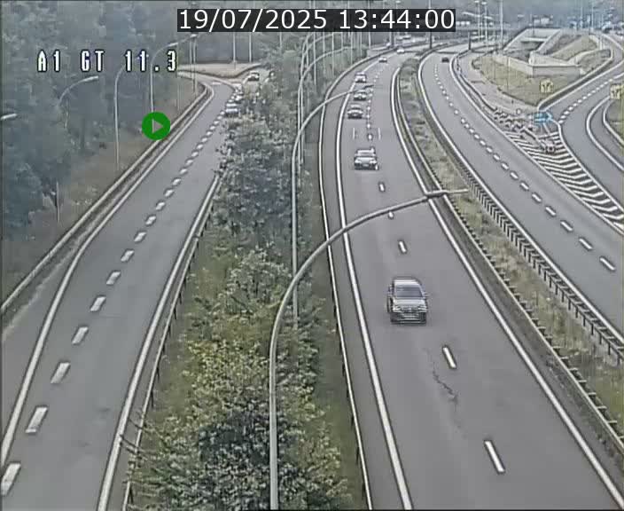 Traffic live webcam Luxembourg Senningerberg - A1 direction Allemagne - BK 11.3
