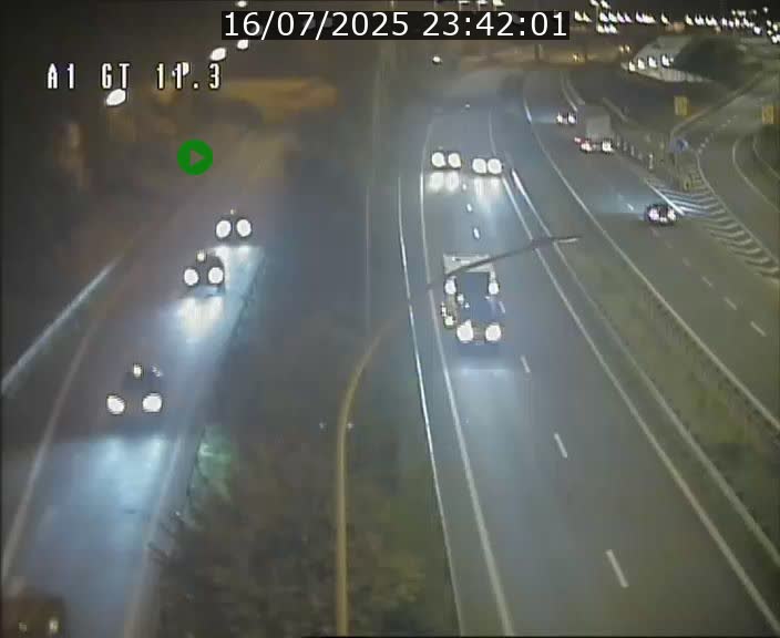 Traffic live webcam Luxembourg Senningerberg - A1 direction Allemagne - BK 11.3