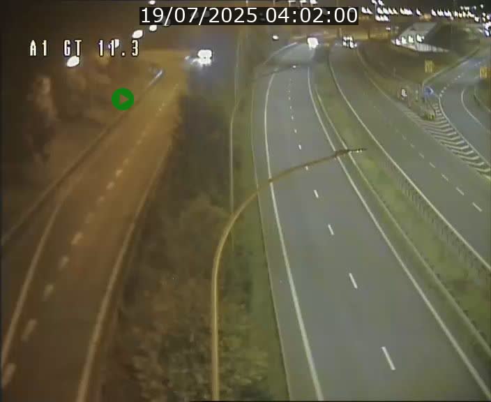 Traffic live webcam Luxembourg Senningerberg - A1 direction Allemagne - BK 11.3