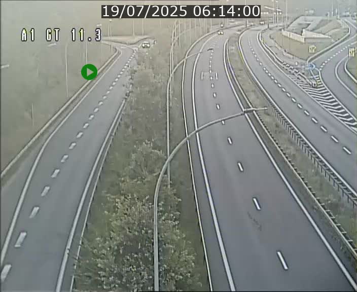 Traffic live webcam Luxembourg Senningerberg - A1 direction Allemagne - BK 11.3