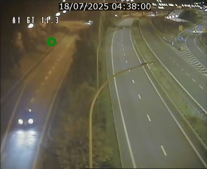 Traffic live webcam Luxembourg Senningerberg - A1 direction Allemagne - BK 11.3