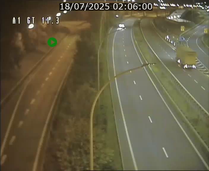 Traffic live webcam Luxembourg Senningerberg - A1 direction Allemagne - BK 11.3