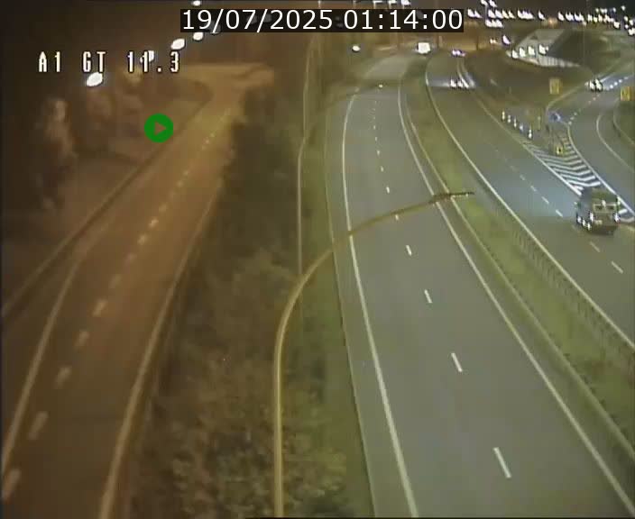Traffic live webcam Luxembourg Senningerberg - A1 direction Allemagne - BK 11.3