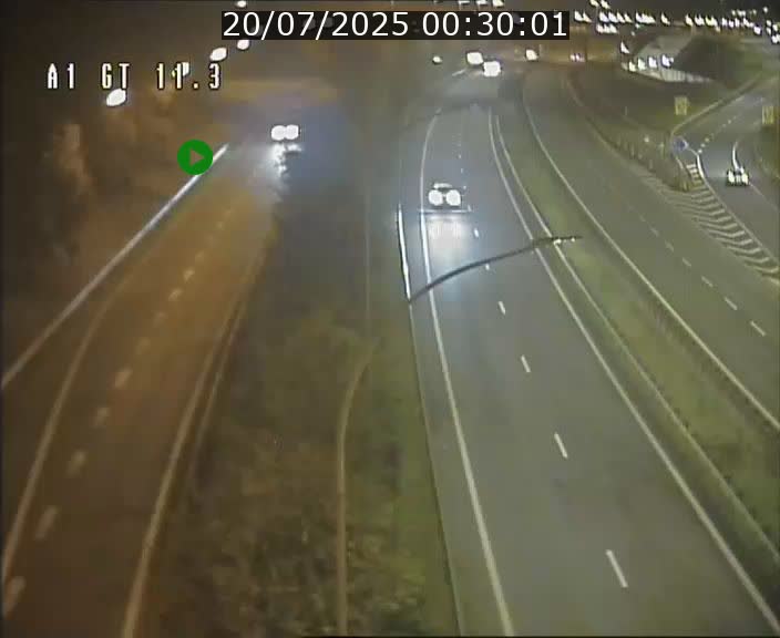 Traffic live webcam Luxembourg Senningerberg - A1 direction Allemagne - BK 11.3