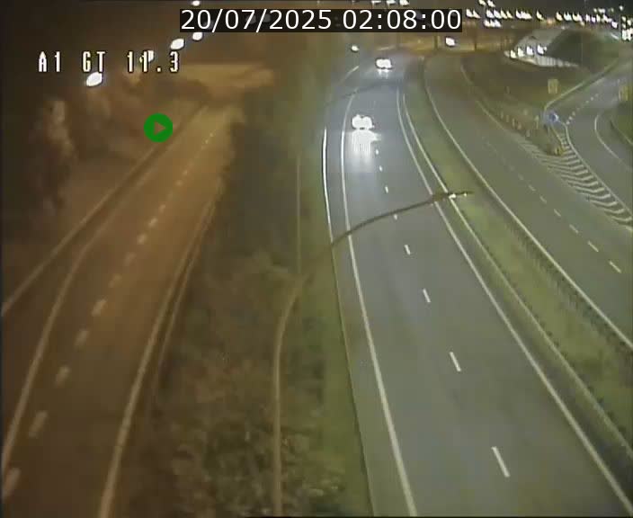 Traffic live webcam Luxembourg Senningerberg - A1 direction Allemagne - BK 11.3
