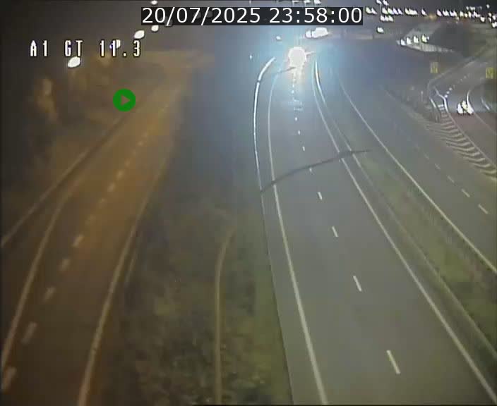 Traffic live webcam Luxembourg Senningerberg - A1 direction Allemagne - BK 11.3