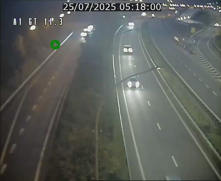 Traffic live webcam Luxembourg Senningerberg - A1 direction Allemagne - BK 11.3