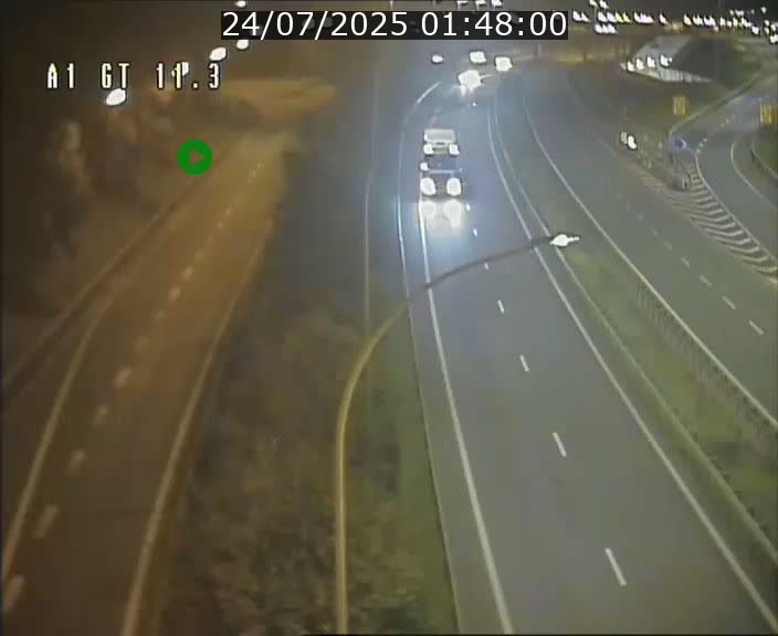 Traffic live webcam Luxembourg Senningerberg - A1 direction Allemagne - BK 11.3