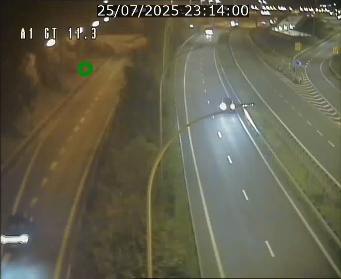 Traffic live webcam Luxembourg Senningerberg - A1 direction Allemagne - BK 11.3