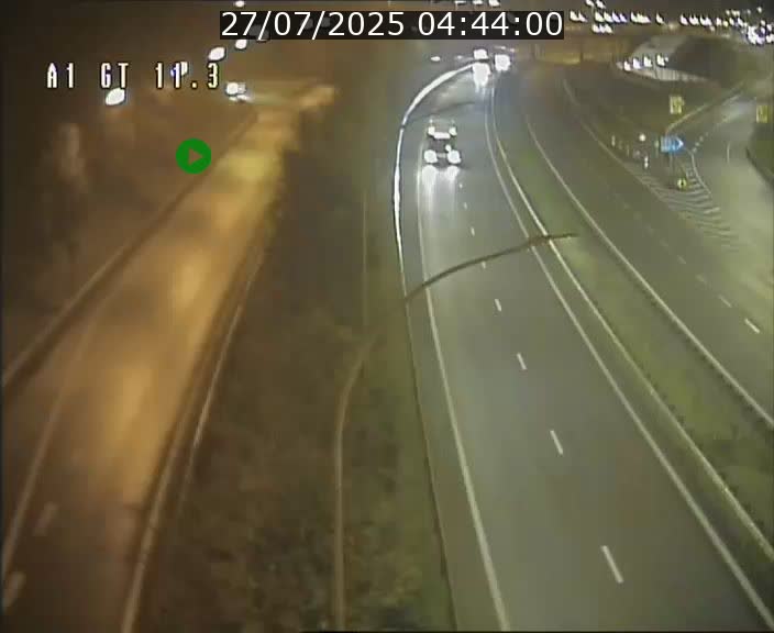 Traffic live webcam Luxembourg Senningerberg - A1 direction Allemagne - BK 11.3