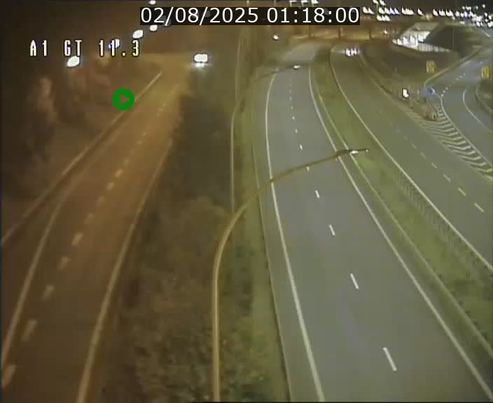 Traffic live webcam Luxembourg Senningerberg - A1 direction Allemagne - BK 11.3