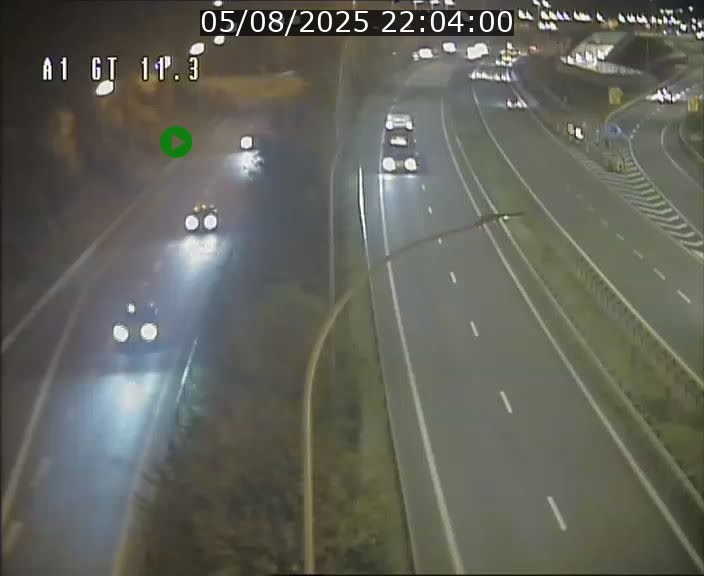 Traffic live webcam Luxembourg Senningerberg - A1 direction Allemagne - BK 11.3