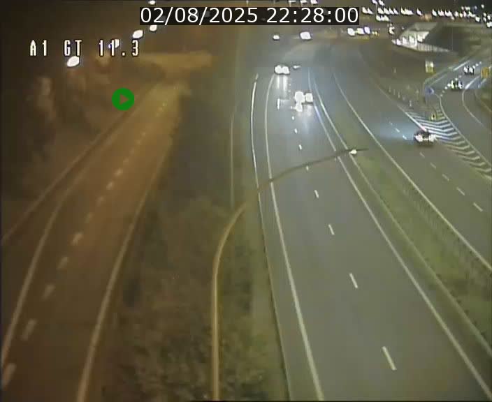 Traffic live webcam Luxembourg Senningerberg - A1 direction Allemagne - BK 11.3