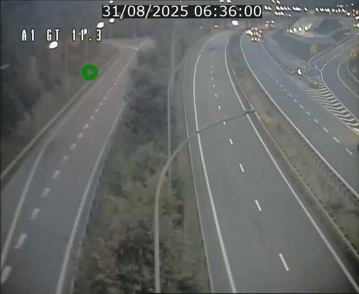 Traffic live webcam Luxembourg Senningerberg - A1 direction Allemagne - BK 11.3