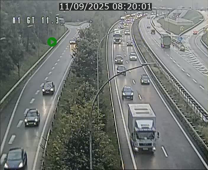 Traffic live webcam Luxembourg Senningerberg - A1 direction Allemagne - BK 11.3