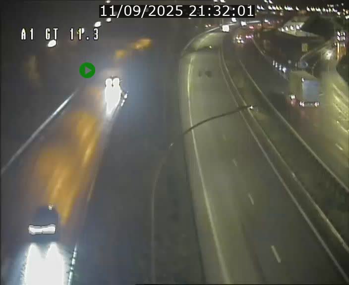Traffic live webcam Luxembourg Senningerberg - A1 direction Allemagne - BK 11.3