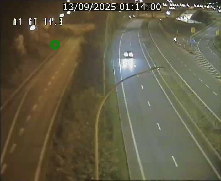 Traffic live webcam Luxembourg Senningerberg - A1 direction Allemagne - BK 11.3