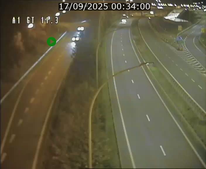 Traffic live webcam Luxembourg Senningerberg - A1 direction Allemagne - BK 11.3