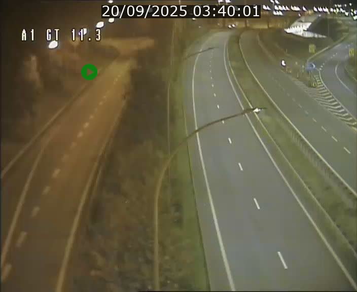 Traffic live webcam Luxembourg Senningerberg - A1 direction Allemagne - BK 11.3