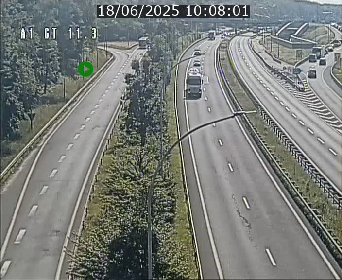 <h2>Traffic live webcam Luxembourg Senningerberg - A1 direction Allemagne - BK 11.3</h2>
