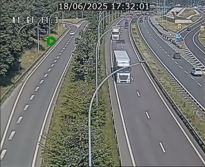<h2>Traffic live webcam Luxembourg Senningerberg - A1 direction Allemagne - BK 11.3</h2>