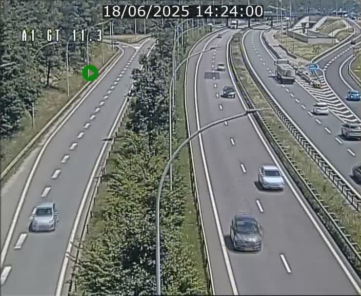 <h2>Traffic live webcam Luxembourg Senningerberg - A1 direction Allemagne - BK 11.3</h2>