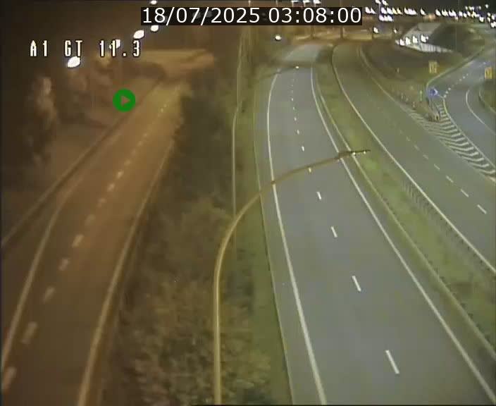 <h2>Traffic live webcam Luxembourg Senningerberg - A1 direction Allemagne - BK 11.3</h2>