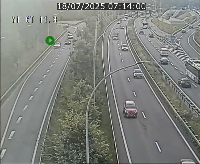 <h2>Traffic live webcam Luxembourg Senningerberg - A1 direction Allemagne - BK 11.3</h2>