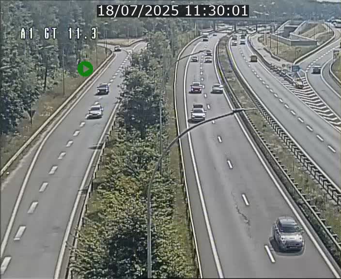 <h2>Traffic live webcam Luxembourg Senningerberg - A1 direction Allemagne - BK 11.3</h2>