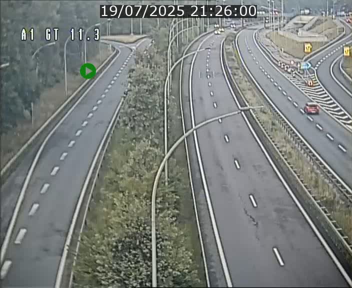 <h2>Traffic live webcam Luxembourg Senningerberg - A1 direction Allemagne - BK 11.3</h2>