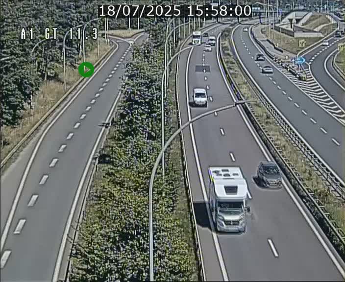 <h2>Traffic live webcam Luxembourg Senningerberg - A1 direction Allemagne - BK 11.3</h2>