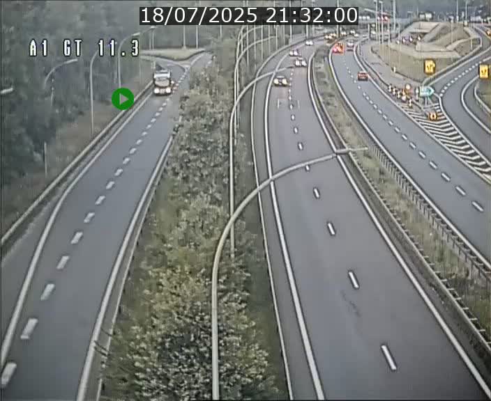 <h2>Traffic live webcam Luxembourg Senningerberg - A1 direction Allemagne - BK 11.3</h2>