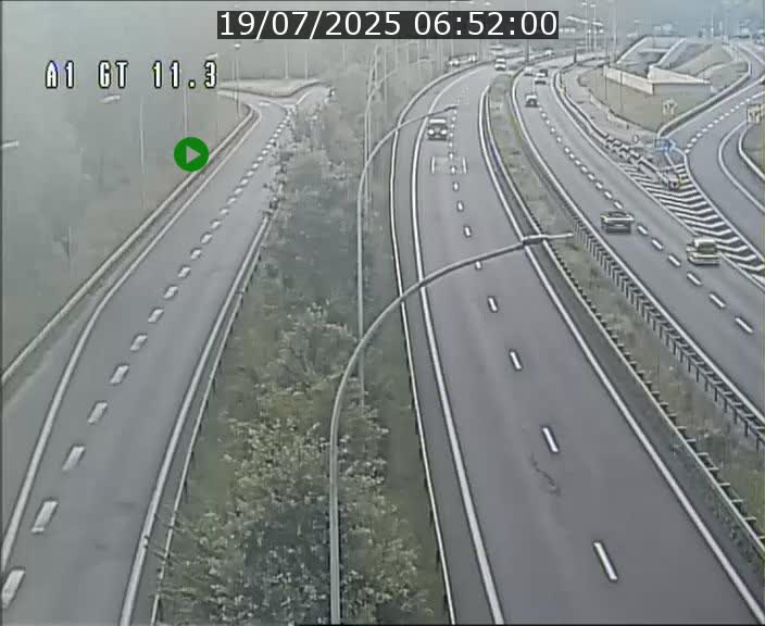 <h2>Traffic live webcam Luxembourg Senningerberg - A1 direction Allemagne - BK 11.3</h2>