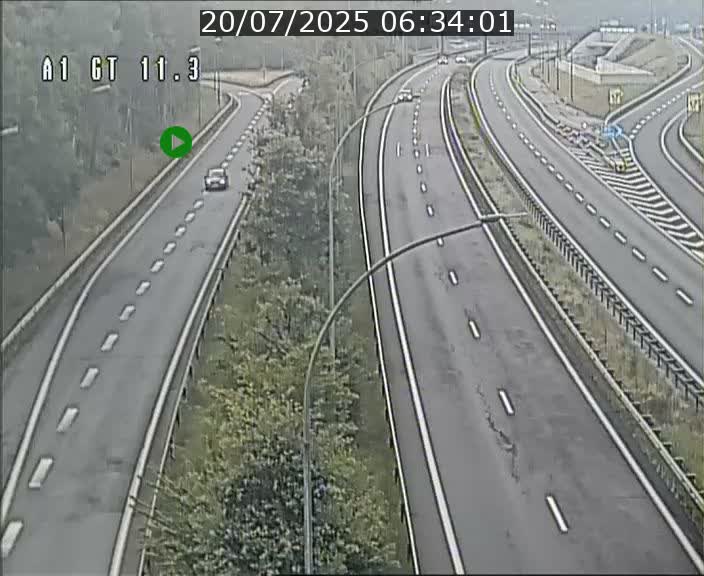 <h2>Traffic live webcam Luxembourg Senningerberg - A1 direction Allemagne - BK 11.3</h2>