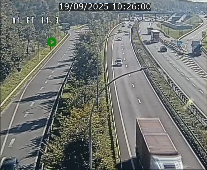 <h2>Traffic live webcam Luxembourg Senningerberg - A1 direction Allemagne - BK 11.3</h2>