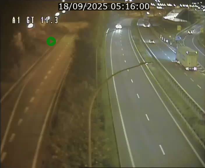 Traffic live webcam Luxembourg Senningerberg - A1 direction Allemagne - BK 11.3