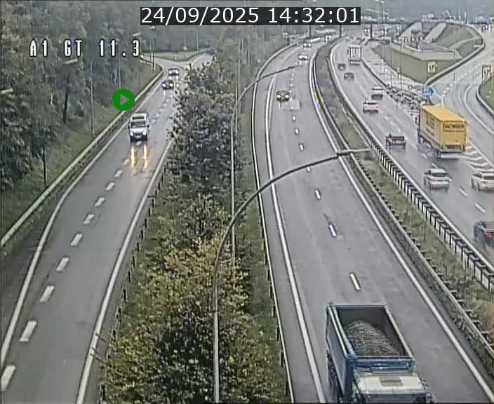 <h2>Traffic live webcam Luxembourg Senningerberg - A1 direction Allemagne - BK 11.3</h2>