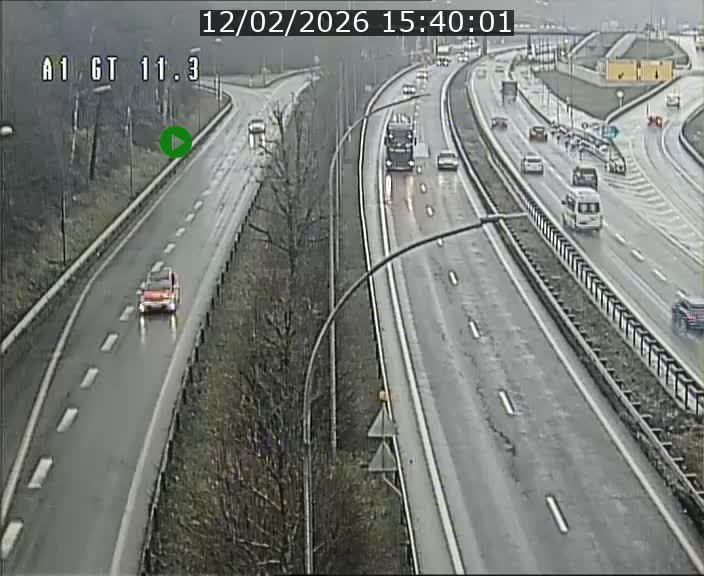 <h2>Traffic live webcam Luxembourg Senningerberg - A1 direction Allemagne - BK 11.3</h2>