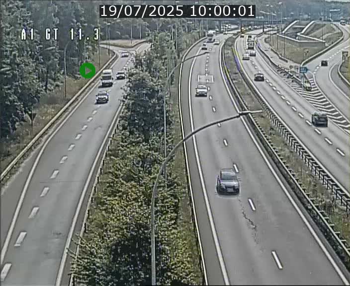 <h2>Traffic live webcam Luxembourg Senningerberg - A1 direction Allemagne - BK 11.3</h2>