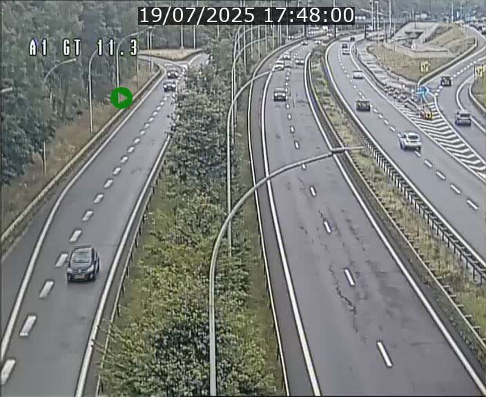 <h2>Traffic live webcam Luxembourg Senningerberg - A1 direction Allemagne - BK 11.3</h2>