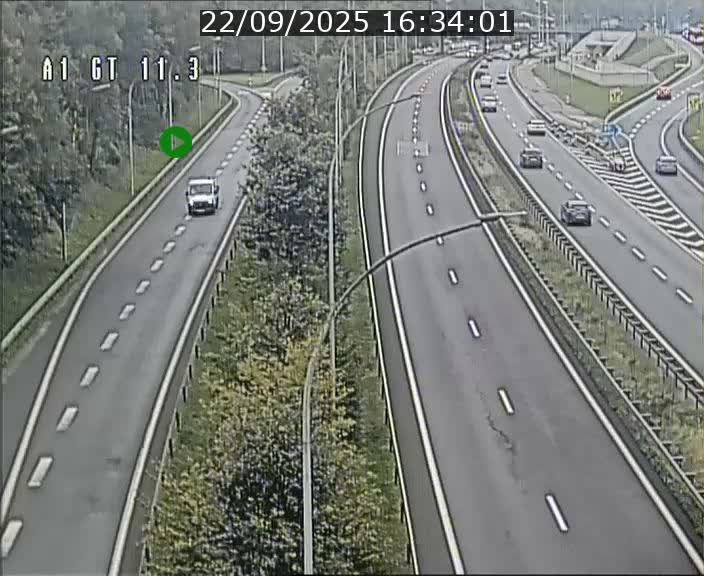 <h2>Traffic live webcam Luxembourg Senningerberg - A1 direction Allemagne - BK 11.3</h2>