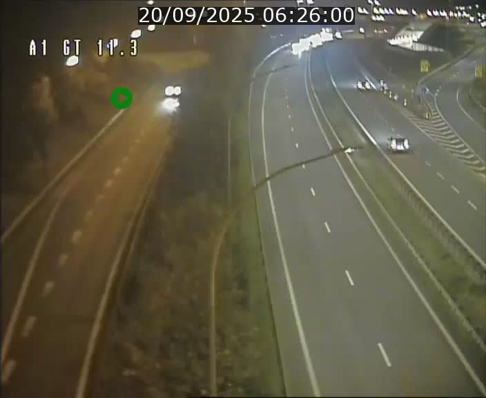 <h2>Traffic live webcam Luxembourg Senningerberg - A1 direction Allemagne - BK 11.3</h2>